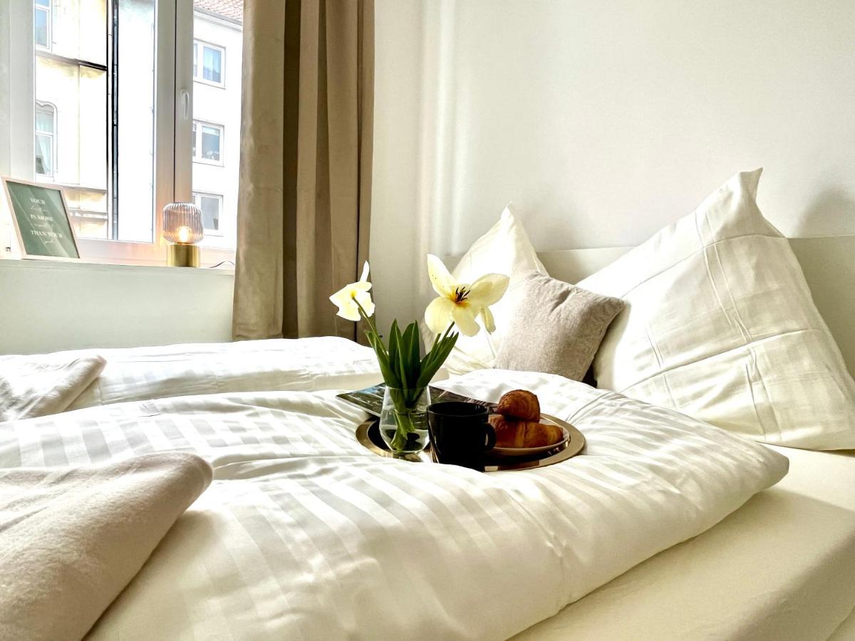 Design Apartment - Parking - Kingsize-Bett - 2X Bad - Zentrum Hanovra Exterior foto